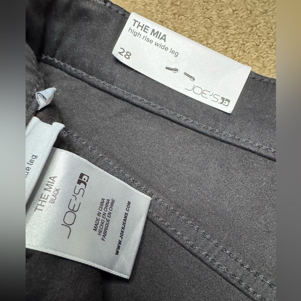 JOES JEANS MIA HIGH RISE WIDE LEG COATED JEANS - Picture 5 of 8